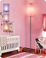 Vista 16 de Juego de 2 lámparas de pie regulables para sala de estar con 2 controles remotos e interruptor de pie, lámpara de pie moderna de 64.4 pulgadas