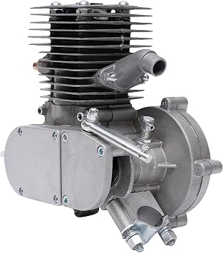 100CC Bicycle Engine Kit, 2 Stroke Motorized Bicycle Engine Kit, icycle Motorized Gas Petrol Bike Engine Motor Kit, for Most 26-inch or 28-inch Bicycles, CDI Full Set Kits