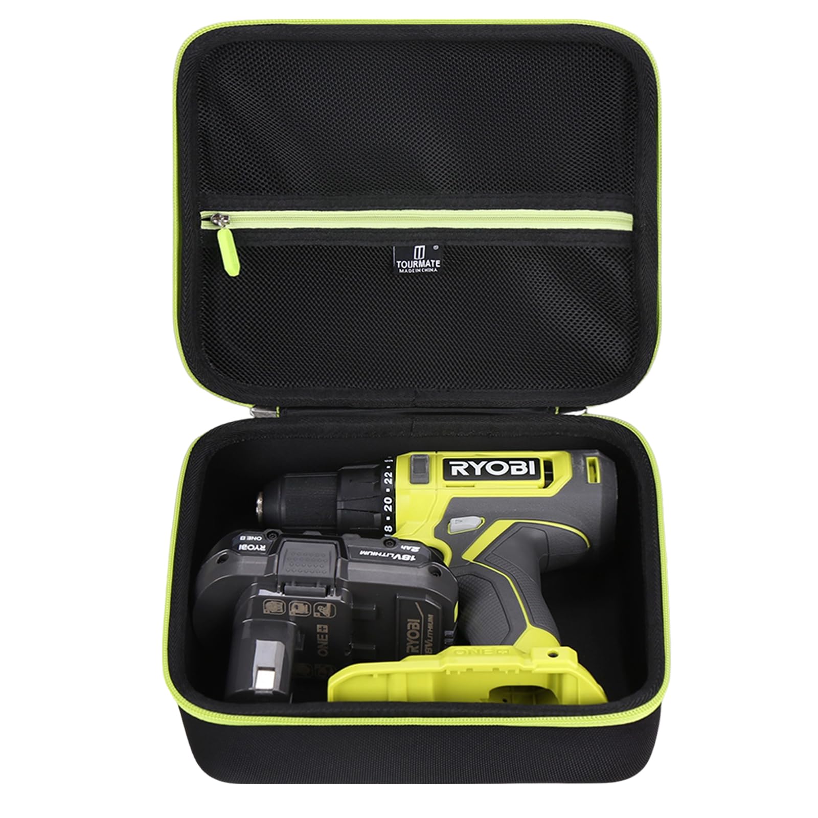 Tourmate - Case for RYOBI ONE+ 18v Wireless 1/2" Drill PCL206B - Travel Case for RYOBI ONE+ 1/4"/18V Driver 3/8