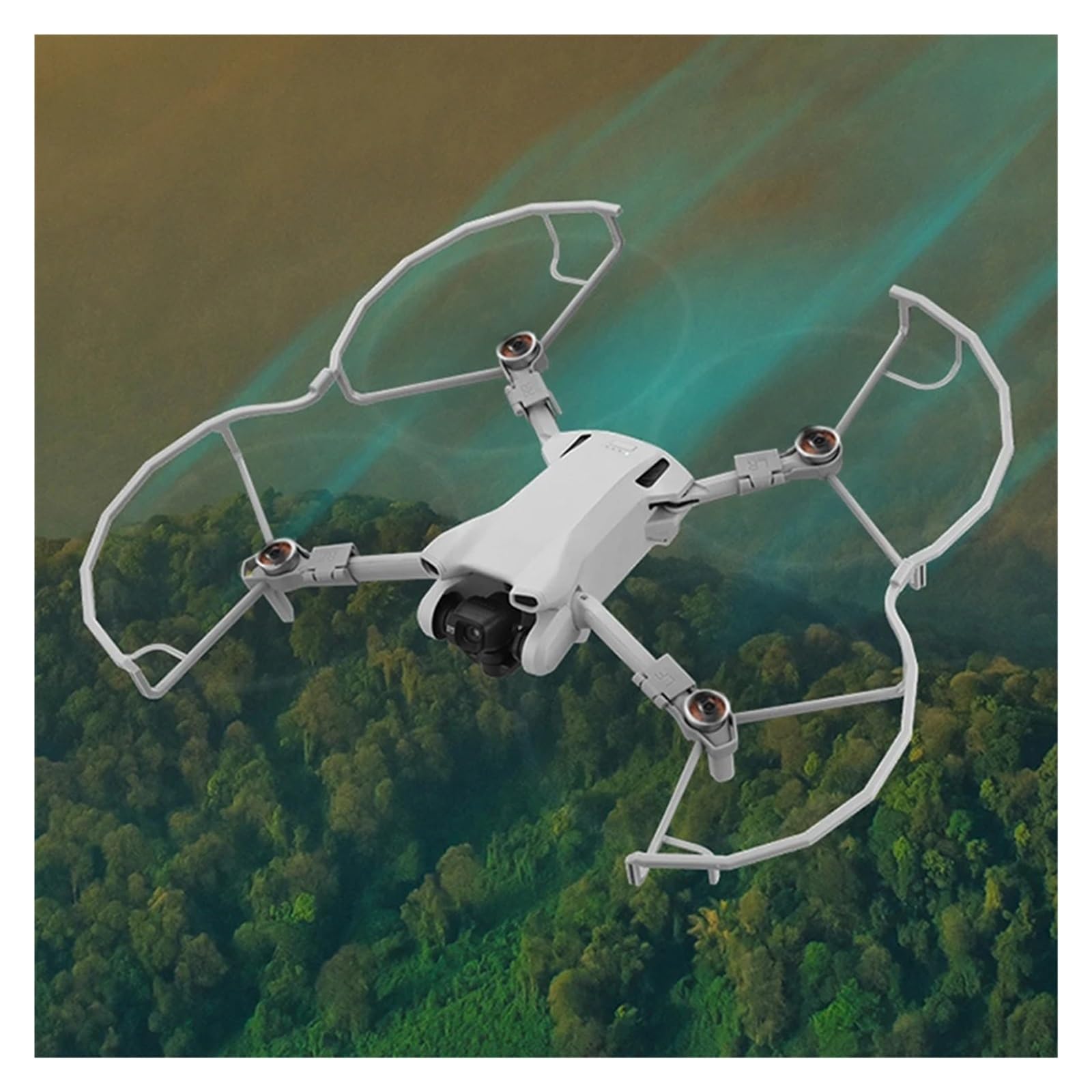 Protector de hélice Parachoques Hoja Ligero anticolisión, Compatible con Accesorios Drone Mini 3/Mini 3 Pro