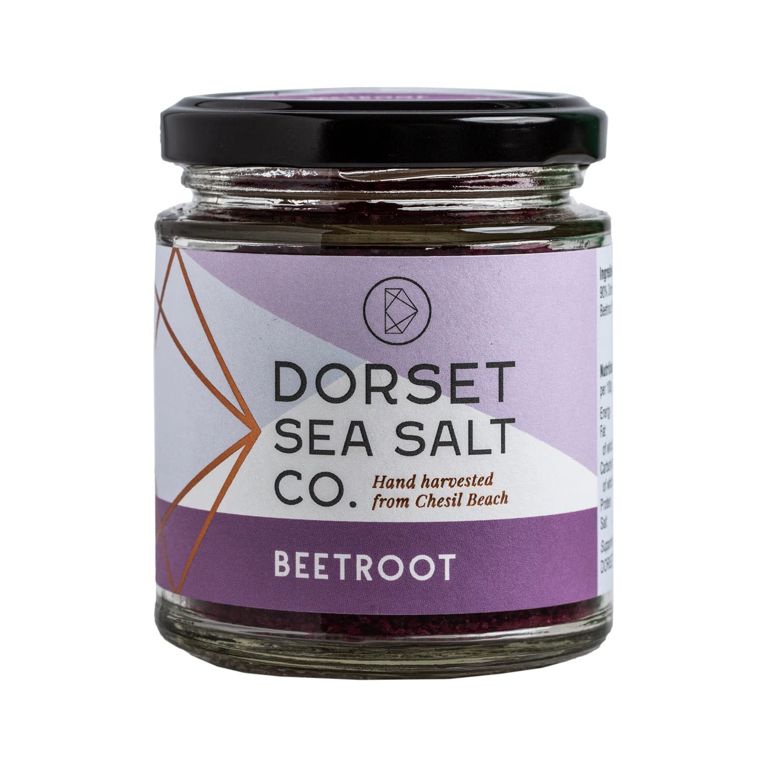Dorset Sea Salt Co.Beetroot Infused Sea Salt (100g) - Aromatic Blend of Hand Harvested Sea Salt Flakes & Organic Pure Beetroot, Perfect for Seasoning, Marinading or Creating a Delicious Rub