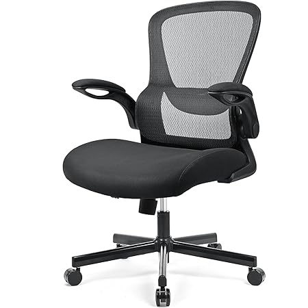 COMHOMA Office Desk Chair with Armrest Office Computer Chairs Ergonomic ...