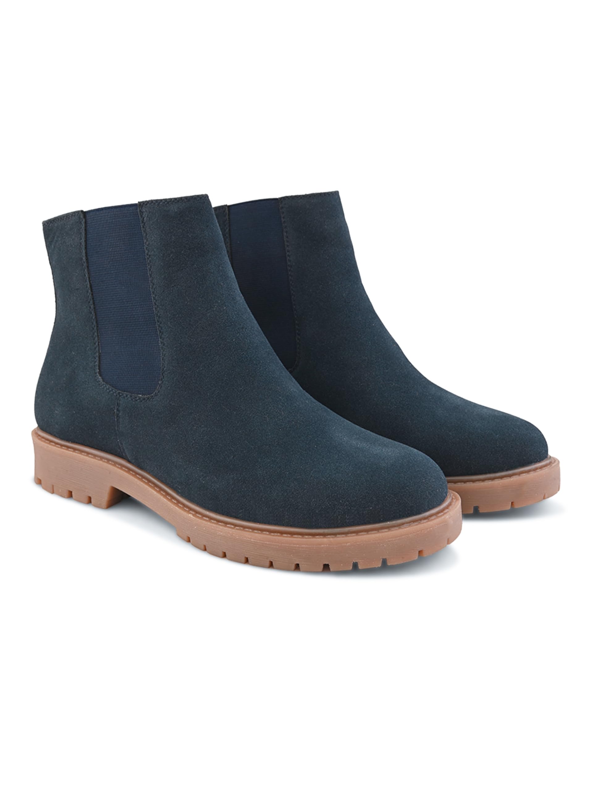 stanphord Trailblaze Slip-On Premium Faux Suede Ankle Boots with Rugged Anti-Slip Sole, Comfortable Insole – Stylish Casual, Outdoor & Travel Wear Shoes for Women-picture-16