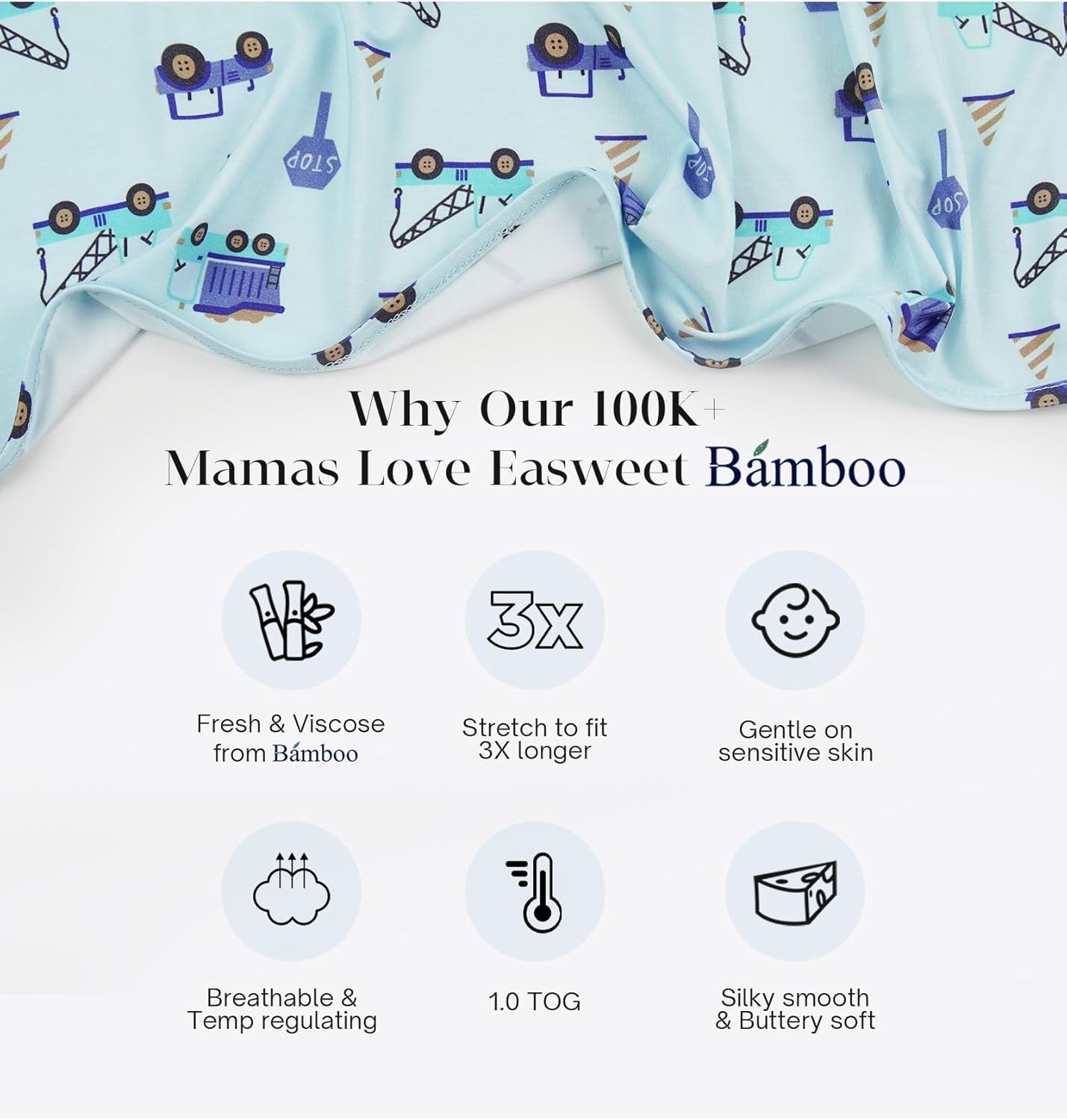 Toddler Boys Girls Pajamas Soft Bamboo Viscose Short Sleeve Top and Pants Summer 2 Piece PJs Set - Image 3