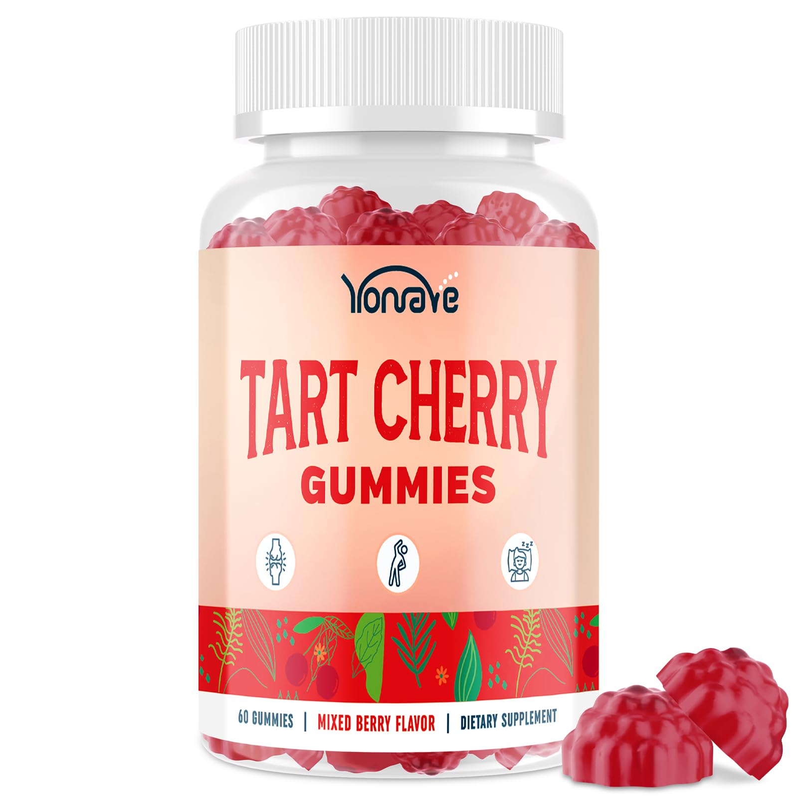 Amazon.com: Yonrave Tart Cherry Gummies – Uric Acid Cleanse