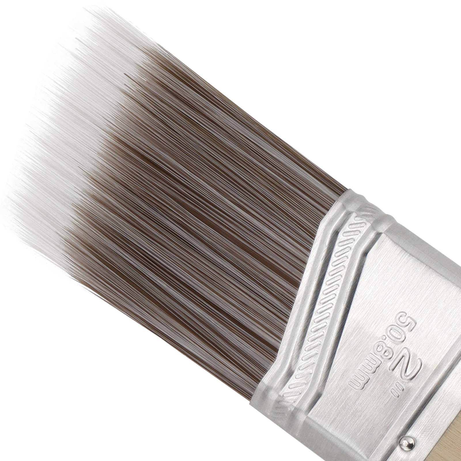 20 pennelli da 2 pollici, pennello angolare, pennelli per scheggiature, pennelli per pittura, acrilico, macchie, uso domestico ed esterno