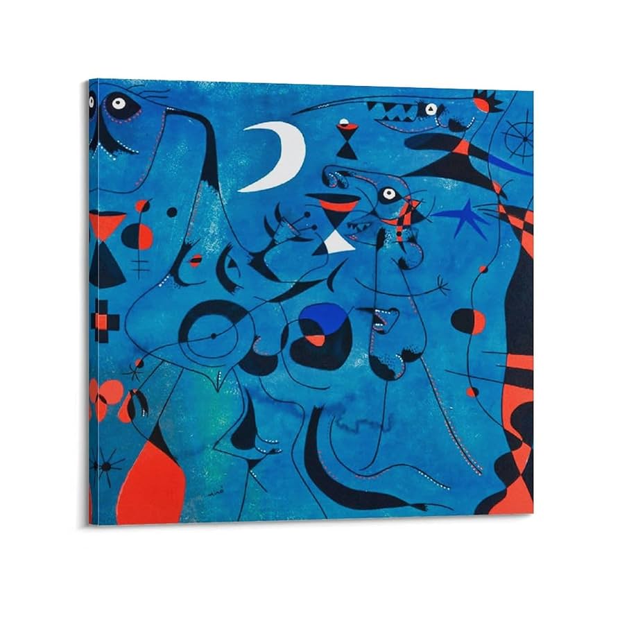 ジョアン ミロ キャンバスアート 3点セット (40×60cm) 大きめ 模写 ジョアン ミロ キャンバスアート 3点セット (40×60cm) 大きめ