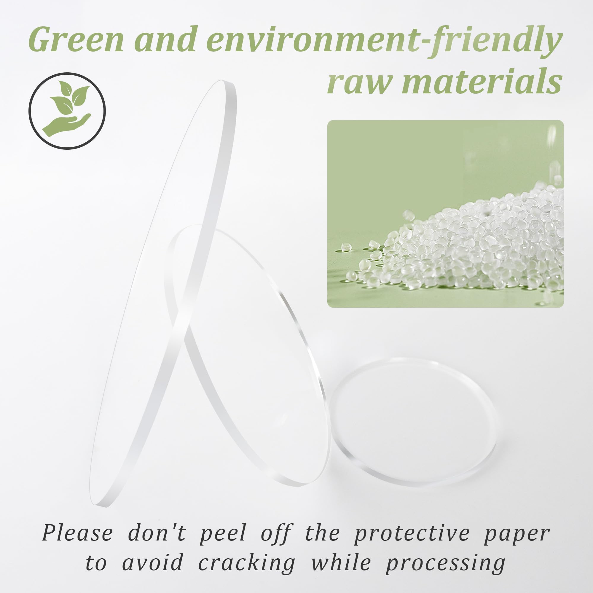 Round Acrylic Sheets - 8 Inch Diameter -5