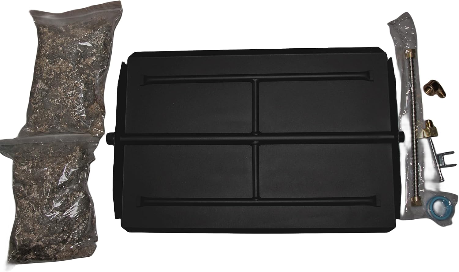 Americangaslogs 3Pipe 18"28" Burner Pan for Gas Fireplace