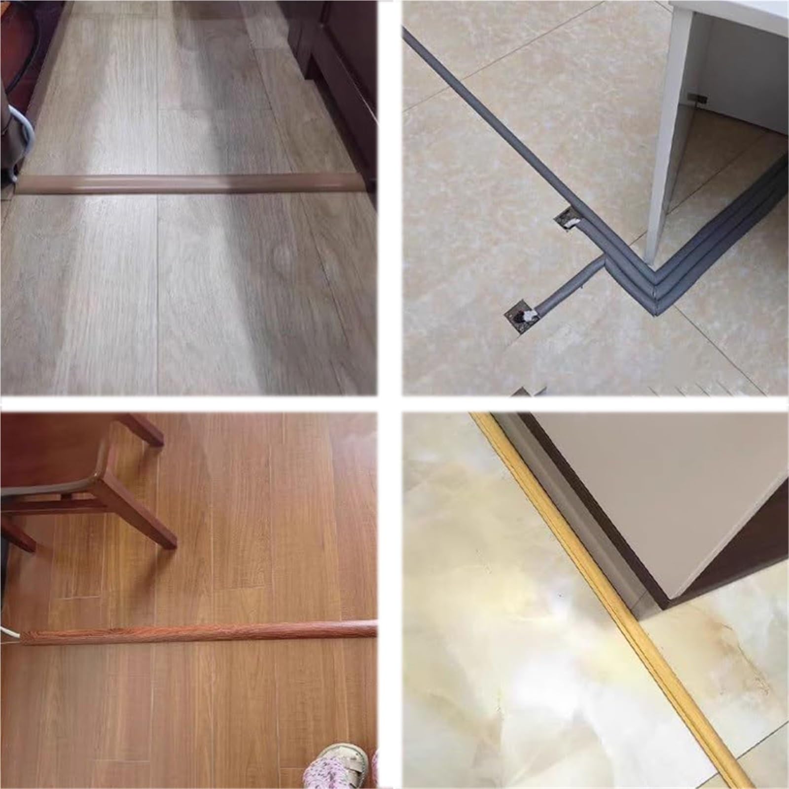 calpestabile passacavi Copricavo Di Alimentazione Autoadesivo, Copricavo In Lega Di Alluminio Color Oro Nero, Per Cavi Da Ufficio/casa A Parete(A-1 pc,L x Outer Width 150cm x 70mm)