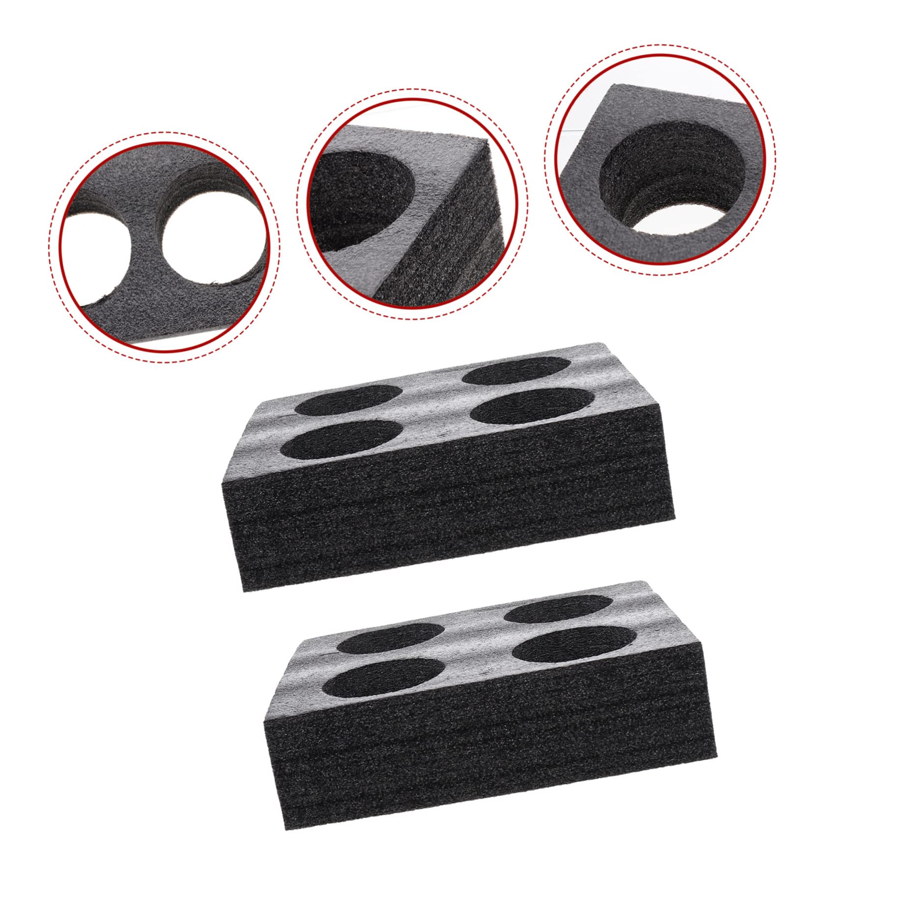 2st Milch Tee Tasse Becherhalter Schaumstoff Weinglashalter Camping Getr?nketr? Zum Mitnehmen Camping Gadgets Getränketräger Tassenspender Perlenbaumwolle Flasche Wegbringen