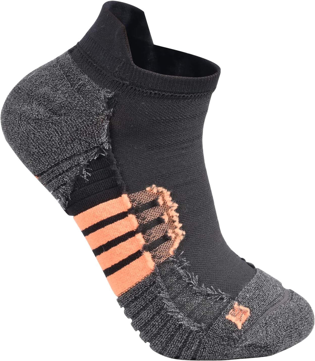 Men's Anti Stink Odor Control Seamless Blister Resistant Padded Thick Breathable Quarter Crew/Ankle Running Socks - Image 6