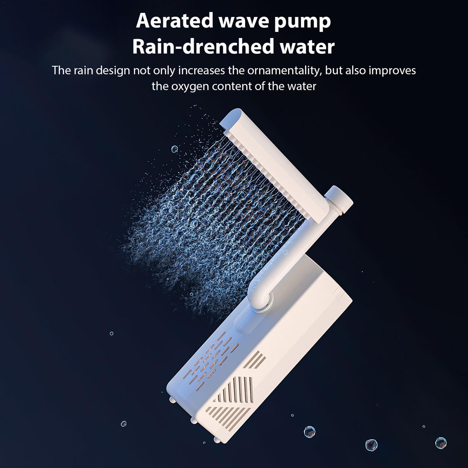 Acquario Da Tavolo Con Cestino - Kit Per Pesci Guppy, Gamberetti, Piccoli Pesci Rossii - Foto 9