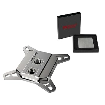 Watercool HEATKILLER IV PRO CPU Water Block with Thermal Grizzly KryoSheet 38x38mm for Intel LGA 1700 CPU, Copper + Nickel, TR-60550-99084