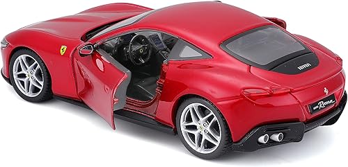 Miniatura 3 de Xiangtat Bburago 124 Escala 124 Race & Play Ferrari Roma Alloy Vehículo de lujo Diecast Cars Modelo Colección Regalo (Plata)