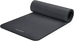 Retrospec Solana Yoga Mat 1/2" Thick w/Nylon Strap for Men & Women - Non Slip Excercise Mat for Yoga, Pilates, Stretching, Floor & Fitness Workouts