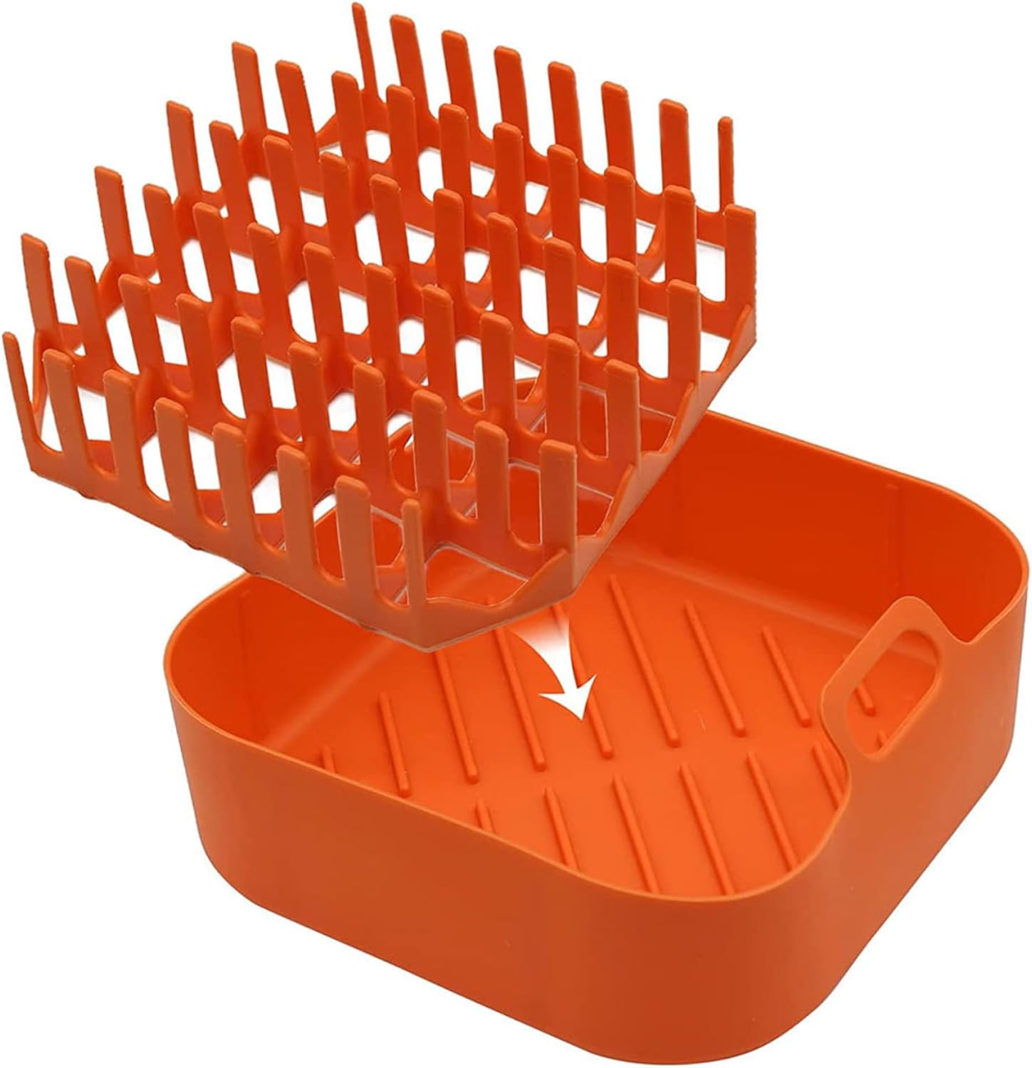 Bacon Rack for Oven, Non-stick Air Fryer Silicone Bacon Rack, Reusable Practical Multi-Use Tray for Microwave and Air Fryer Oven Accessories, for Bacon Rack for Oven, Non-stick Air Fryer Silicone Bacon Rack, Reusable Practical Multi-Use Tray for Microwave and Air Fryer Oven Accessories, for