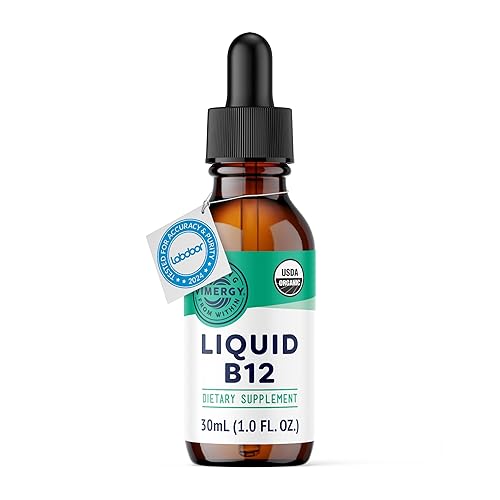 Vimergy USDA Organic Liquid Vitamin B12 Supplement 2500 mcg, Methylcobalamin & Adenosylcobalamin Fast-Absorbing Energy Support, Vegan, Non-GMO B12 Vitamins for Women & Men 30 Serving (30 mL)