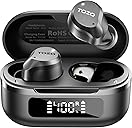 TOZO NC9 Hybrid Active Noise Cancelling Wireless Earbuds, 6 Mics ENC Clear Call, IPX8 Waterproof, in Ear Bluetooth 5.3 Headphones Stereo Bass Ear Buds 59H Playtime with LED Display 32 EQs via APP