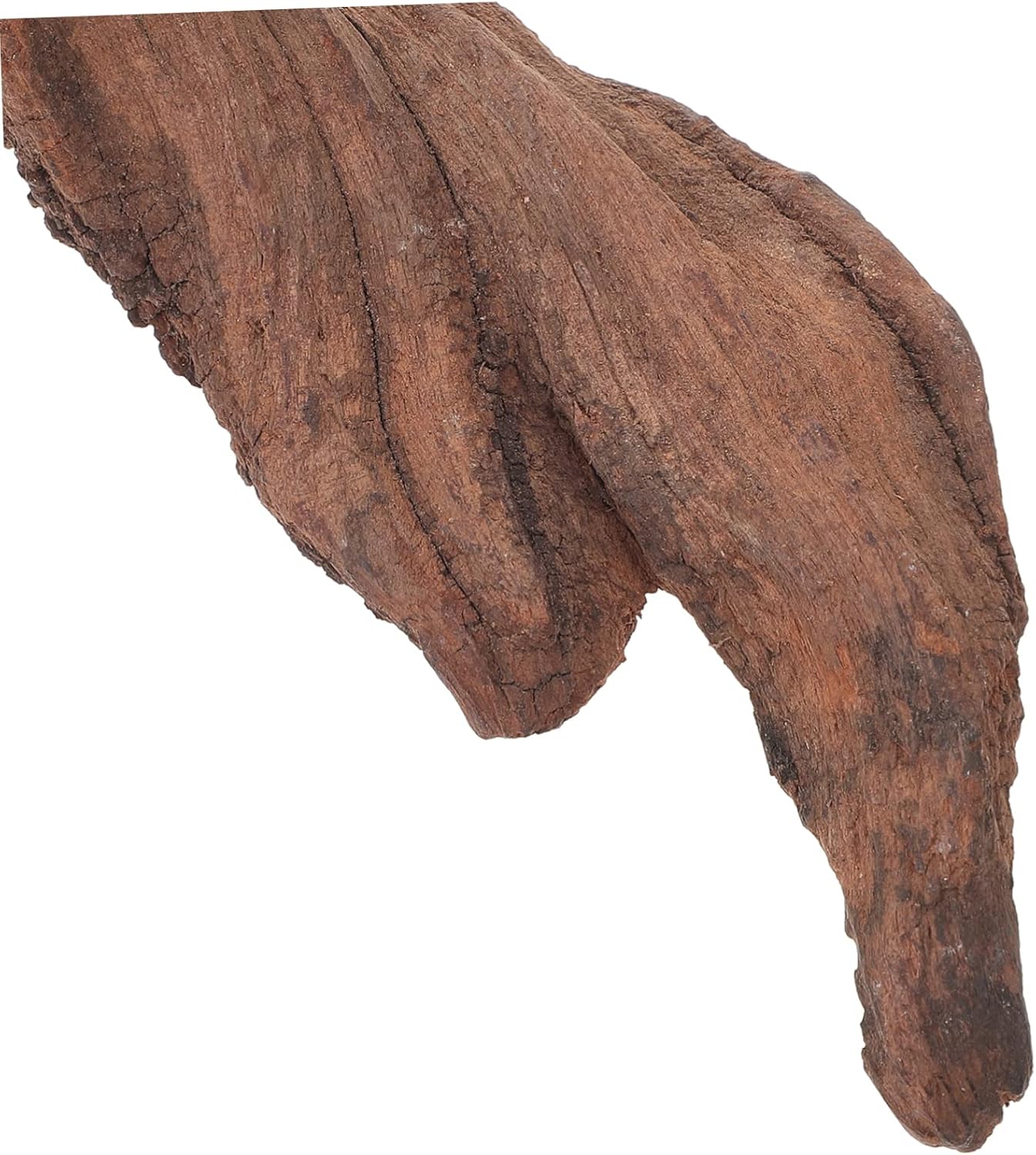 DECHOUS Realistic Aquarium Stump Ornament 3 Pack Plastic Home Accessories Lifelike Wooden Craft for Fish Tank Decor