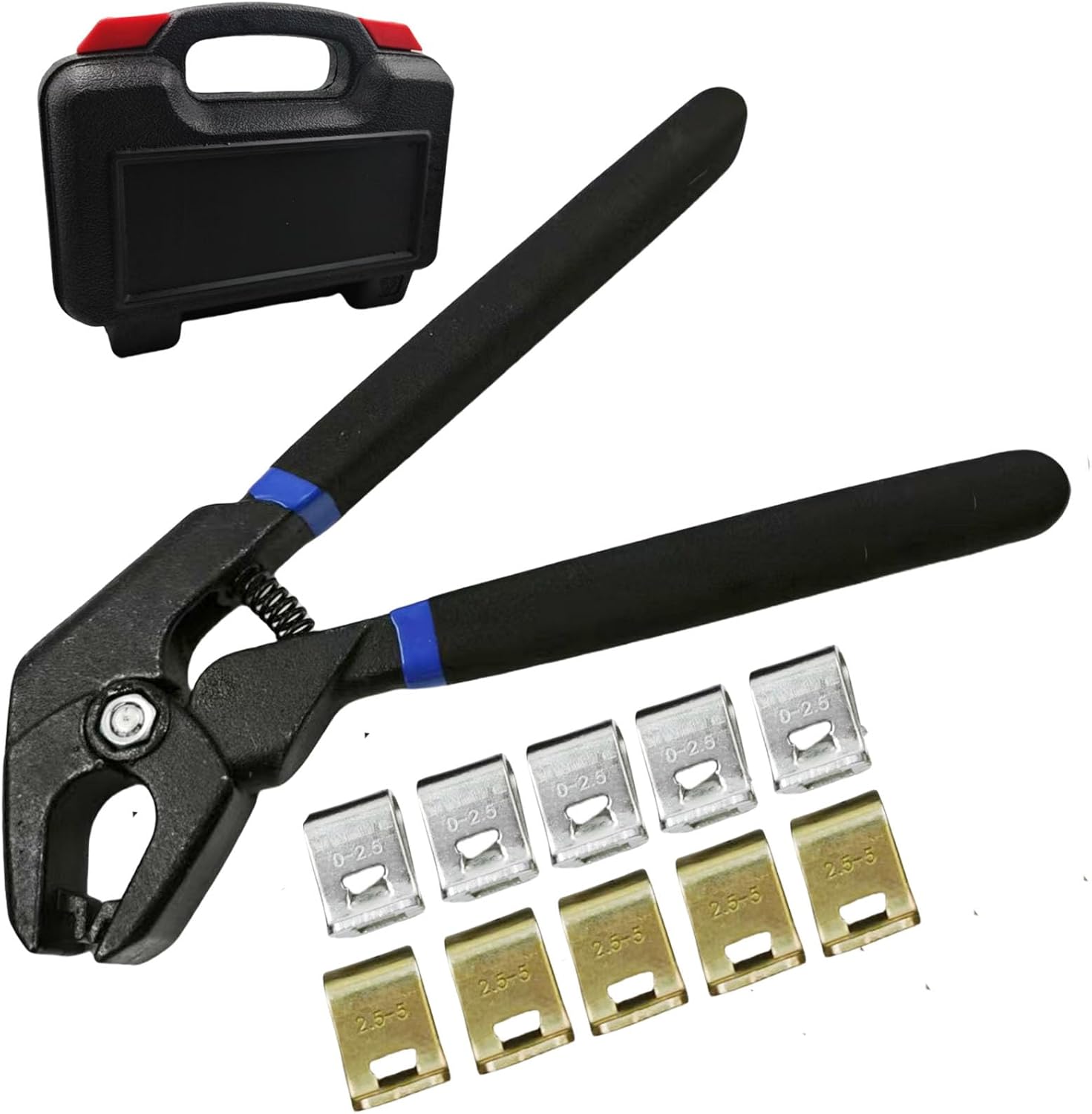 Fixing Clamps Set with Pliers,Car Body Dent Repair Fixing Clamp Pliers Set Bodywork Automotive Pull Removal Kit