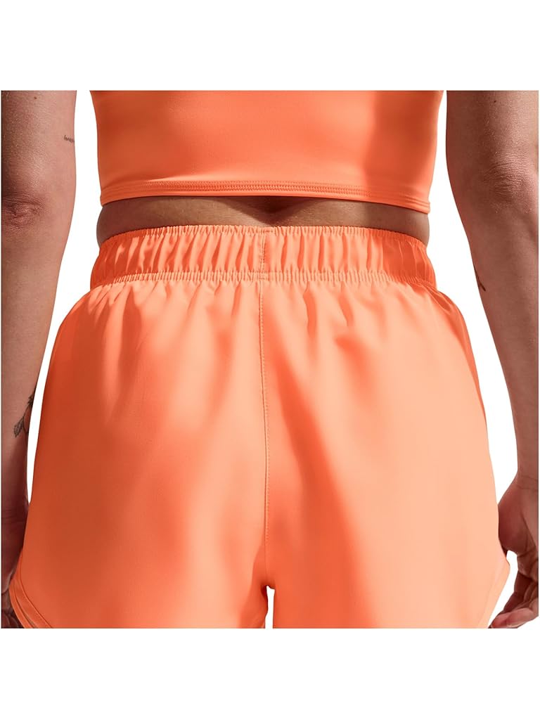 Orange Nike Tempo Dri-FIT Mid-Rise Brief-Lined Running Shorts
