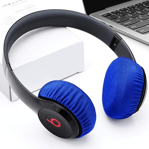 Miniatura 5 de Protectores de tela flexible para auriculares con licra elástica y lavable para Beats Solo 32 inalámbricoscon cable y otros auriculares con