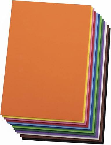 Ader Products - Hojas de espuma EVA azul claro, 0.079 pulgadas de grosor, 6 x 9 pulgadas, papel de espuma artesanal para artes y manualidades, 12