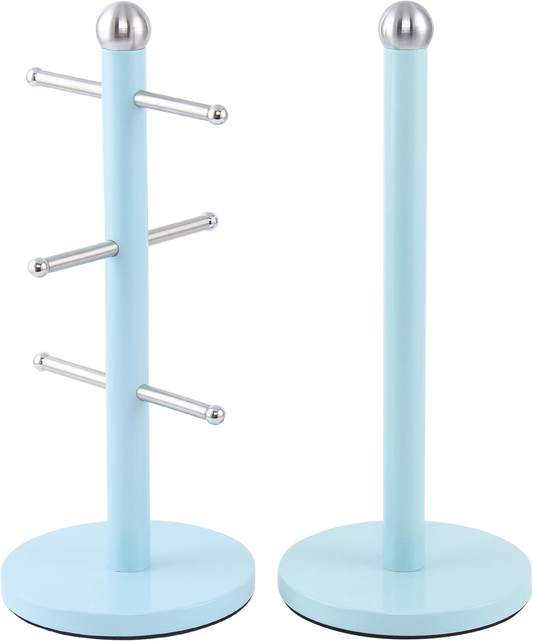 Swan SWKA1040BLN Retro Kitchen Roll Holder with Steel Weighted Base