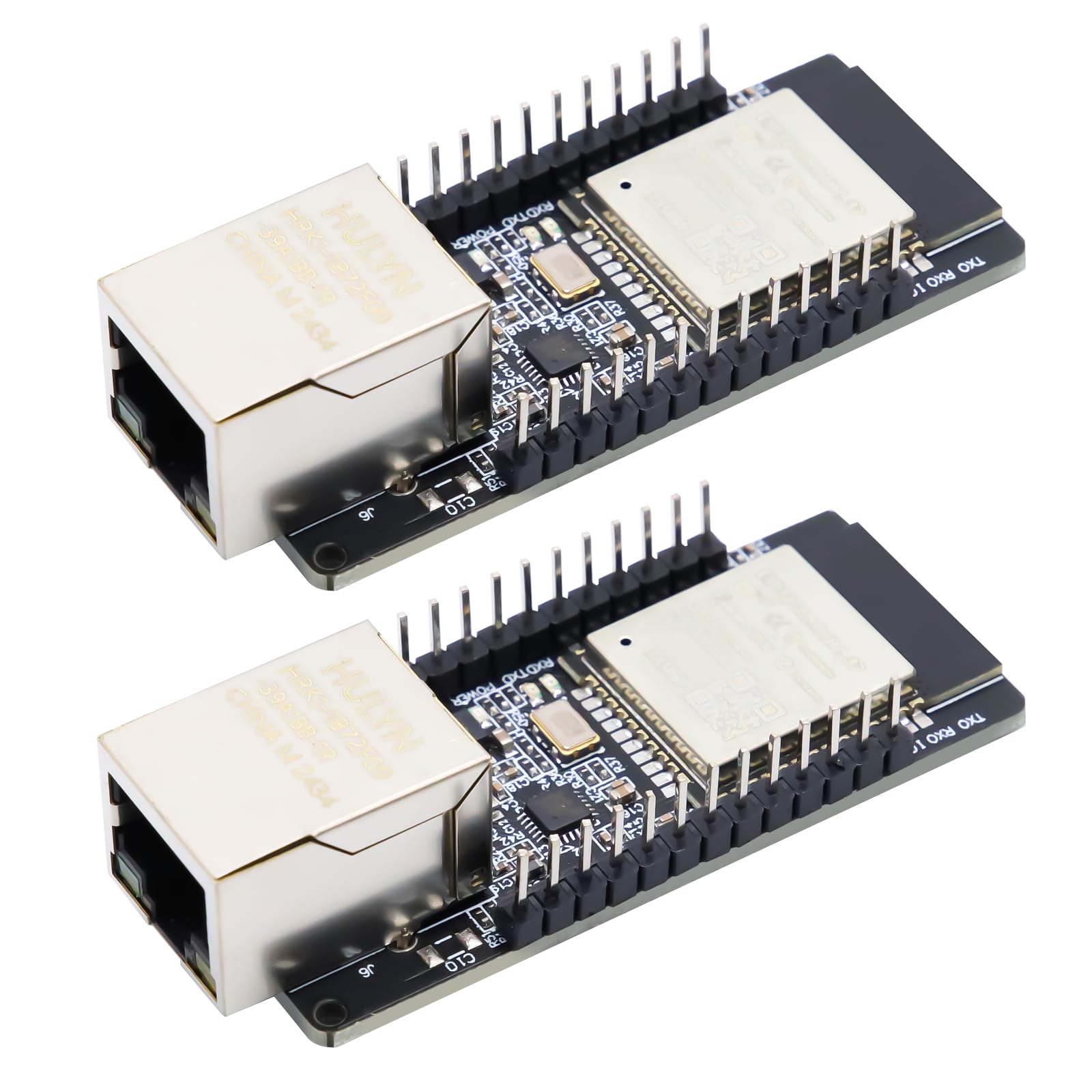 2 pezzi WT32-ETH01 ESP32 ethernet porta seriale integrata Bluetooth + modulo WiFi Combo Gateway