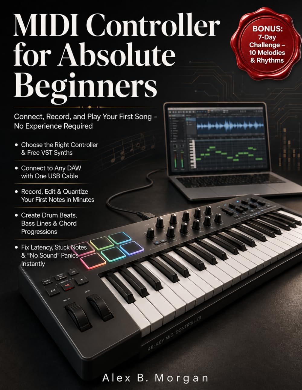 MIDI CONTROLLER FOR ABSOLUTE BEGINNERS: Connect, Record, and Play Your First Song – No Experience Required