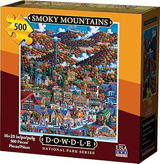 Dowdle Jigsaw Puzzle - Smoky Mountain National Park - 500 Piece