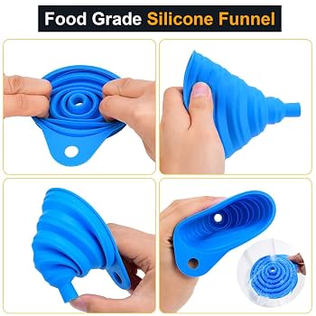 Filtro Resine Liquidi 50 Filtri Vernice Monouso Con Imbuto Silicone | Carta Filtro Conica 100 Micron Per Vernici, Resine, Hobby Carta Filtro Conica - 2