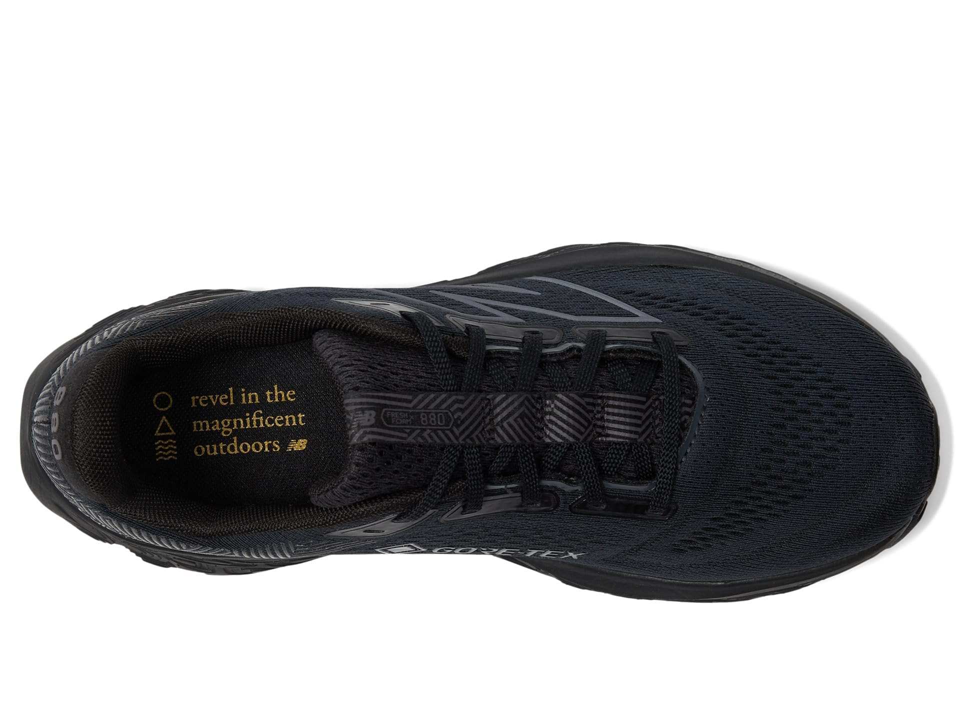 New Balance Men's Fresh Foam X 880v14 Gore-Tex Sneaker, Black/Phantom, 11