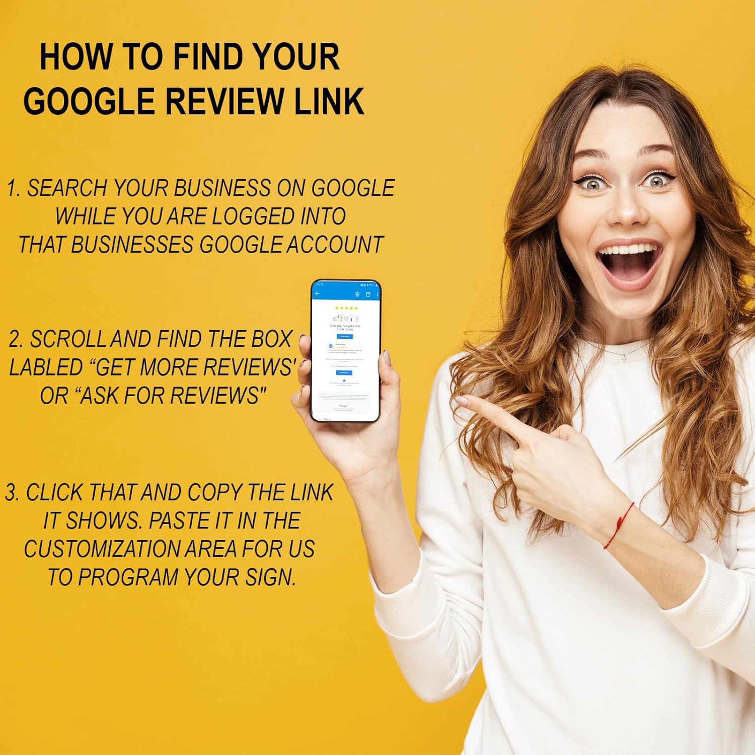 Contactless Sharing Smart NFC 'Review us Card" for Your Google Account, Touchless Card Reusable QR Code Tap Review Card,Change Anytime,no app Needed