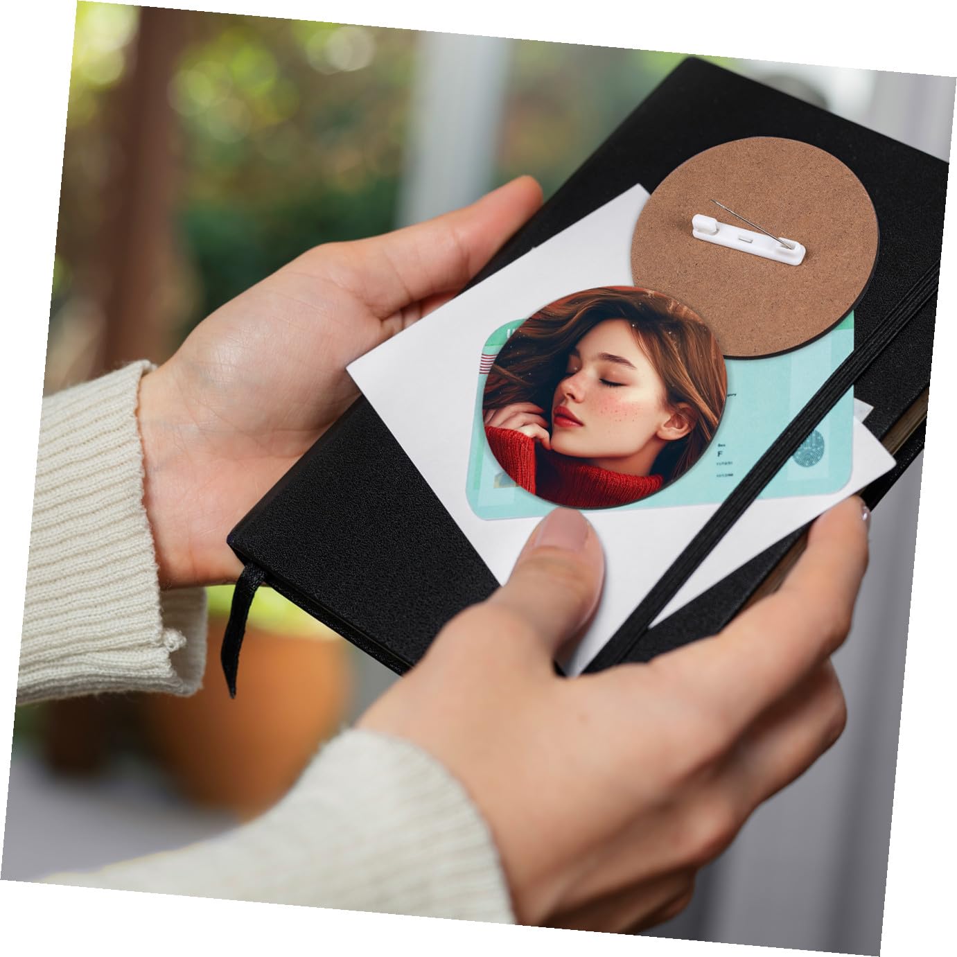 Healvian 30 Stück Personalisierte Namensschilder mit Pin Runde Diy Button Badge Kits für Business Robuste Arbeitserkennungsmarken Anstecknadeln für Events und Firmenbranding