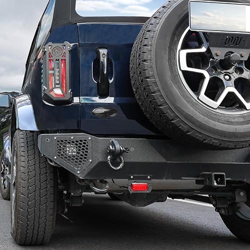 Miniatura 2 de Cubierta decorativa para portón trasero de 5 pulgadas, con emblema de la bandera estadounidense, compatible con accesorios exteriores Ford Bronco