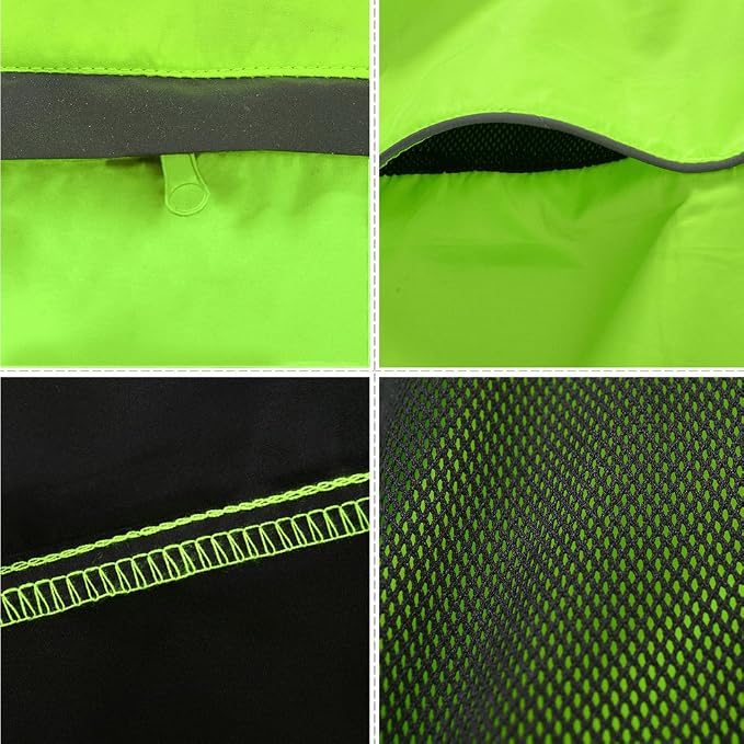 Chaqueta ciclismo Wolfbike para hombre verde talla XL miniatura 5