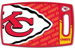YouTheFan NFL Kansas City Chiefs Cutting Board - Your Kitchen Essential for Sunday Funday