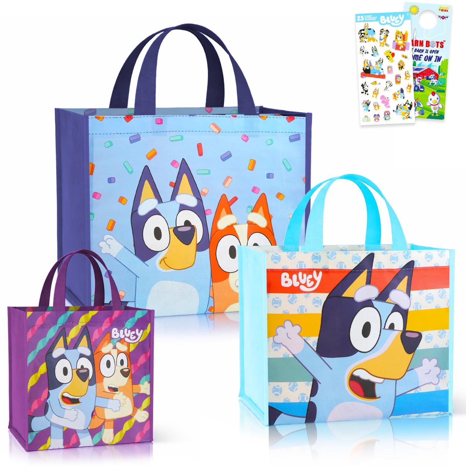 Amazon | Blueyトートバッグセット 男の子と女の子向け - Bluey