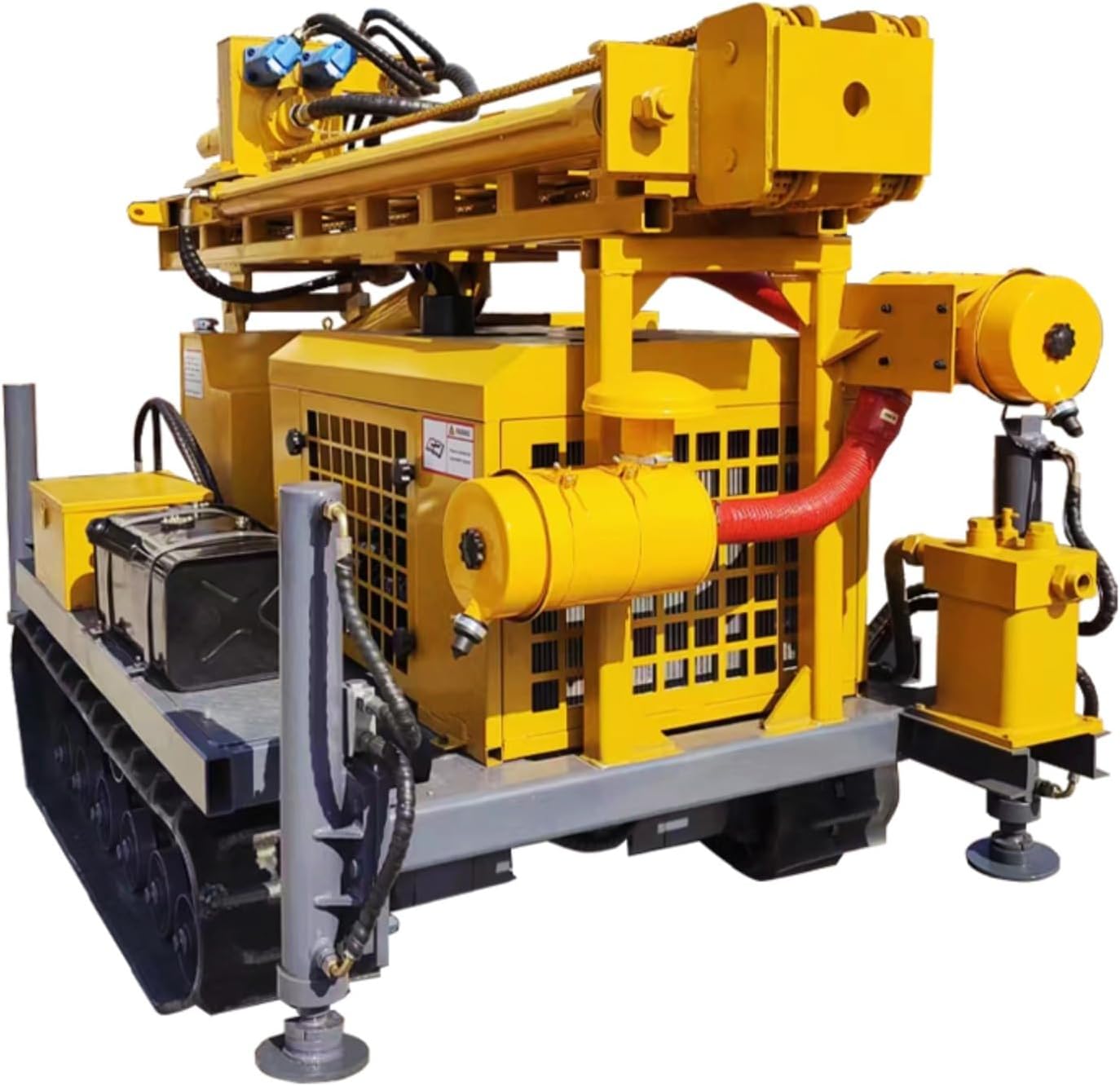 Deep Water Well Drilling Rig – 200m–300m Hydraulic Pneumatic Crawler Drill Machine