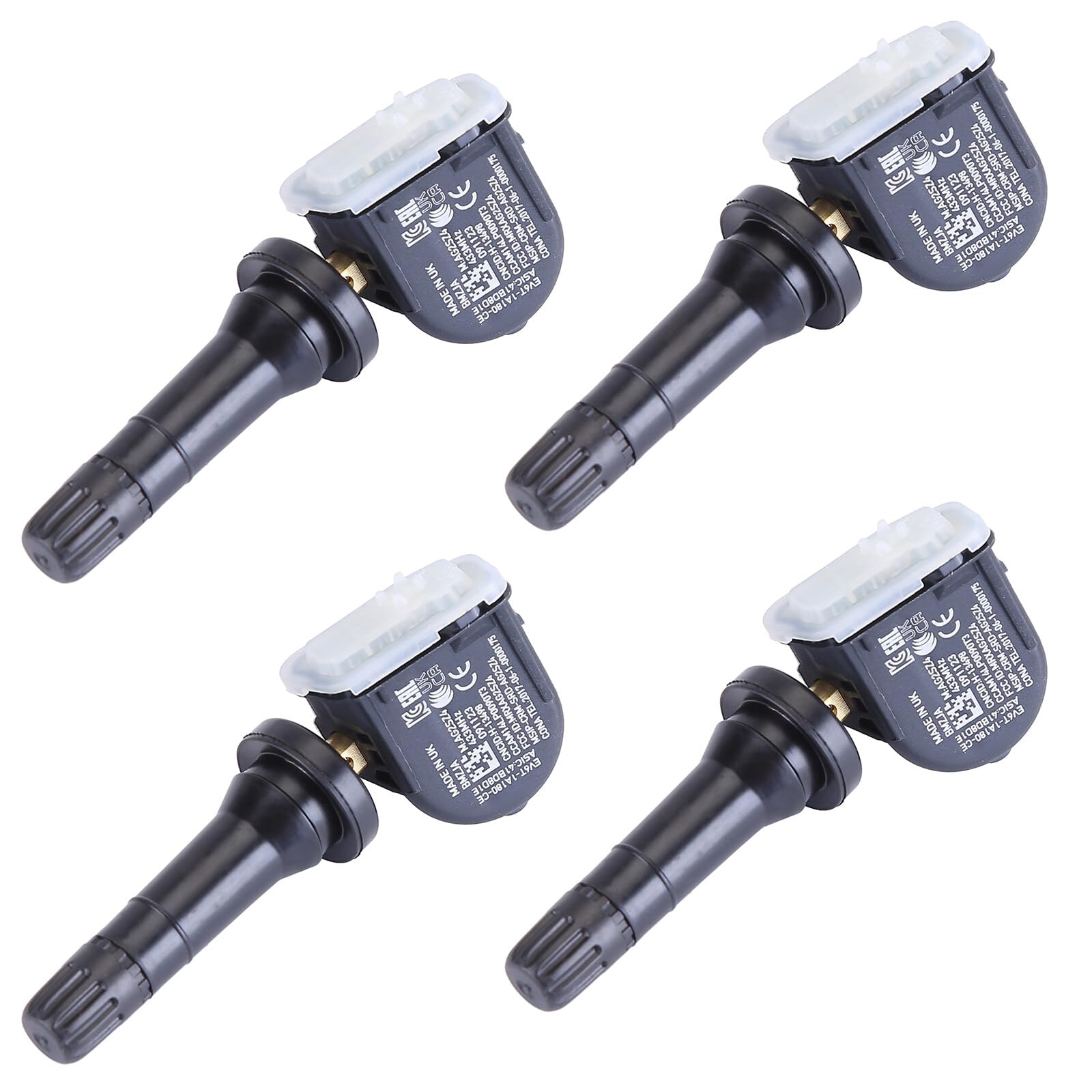4PCS sensori di pressione pneumatici TPMS per Ford B-Max C-Max II Focus III 2318530 RDKS Sensori controllo pressione pneumatici sistema di controllo pressione pneumatici 2036832 1862980 3021 2562276