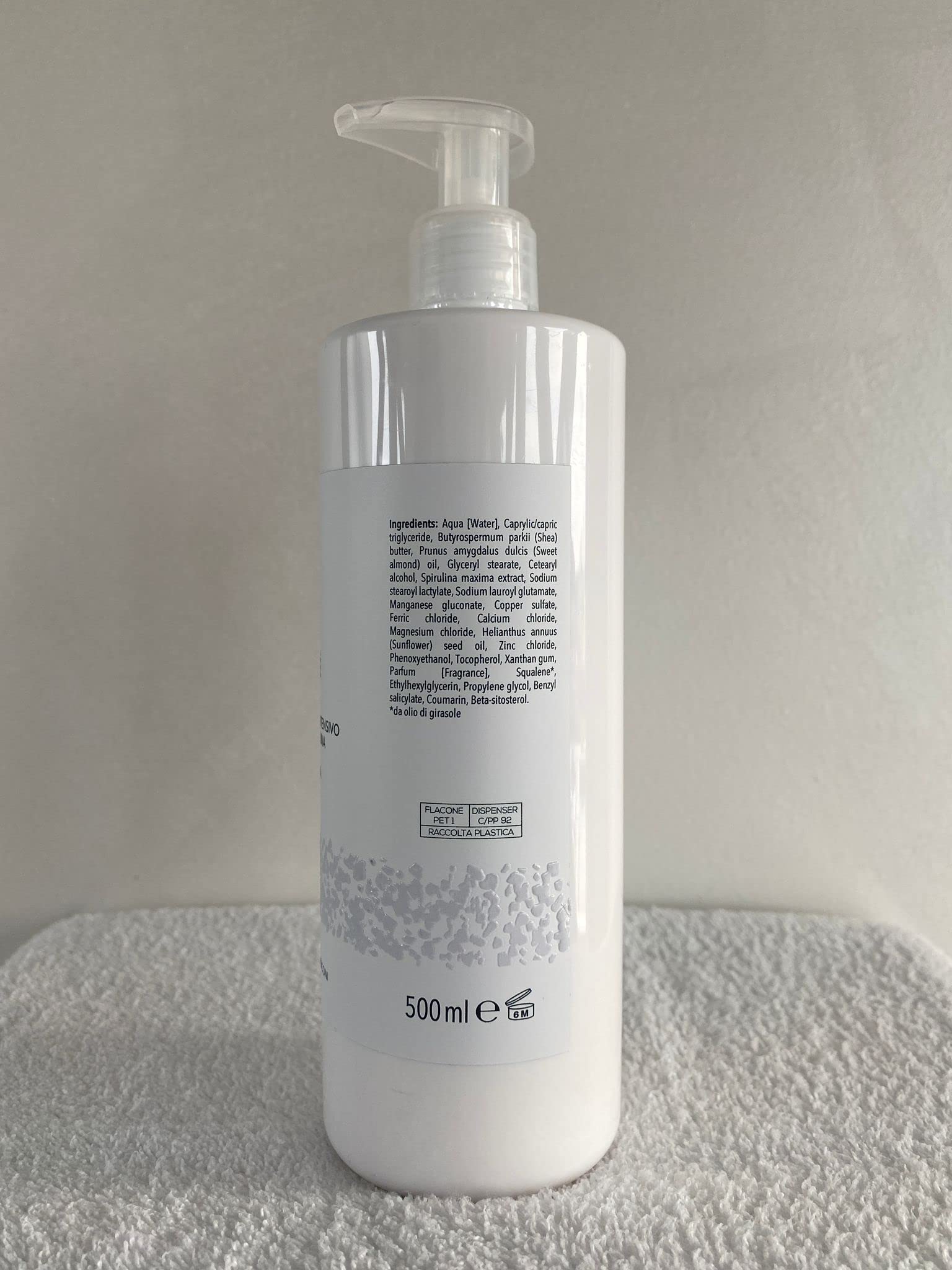 Damarè Latte, latte Corpo idratante intensivo all’Alga spirulina doposole e dopo doccia (500 ml.)