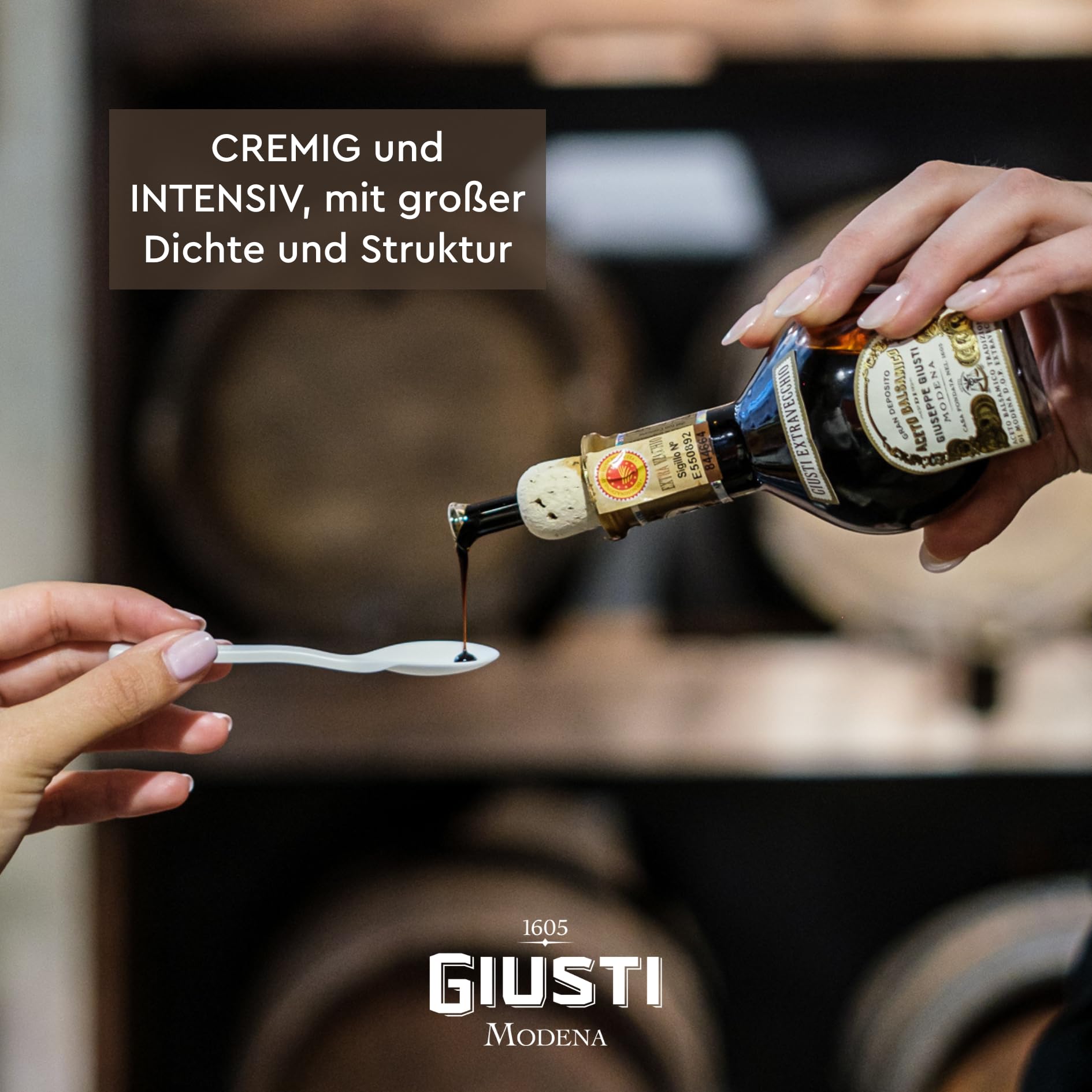 Giusti - Traditioneller Balsamico-Essig aus Modena - Extravecchio - 100ml