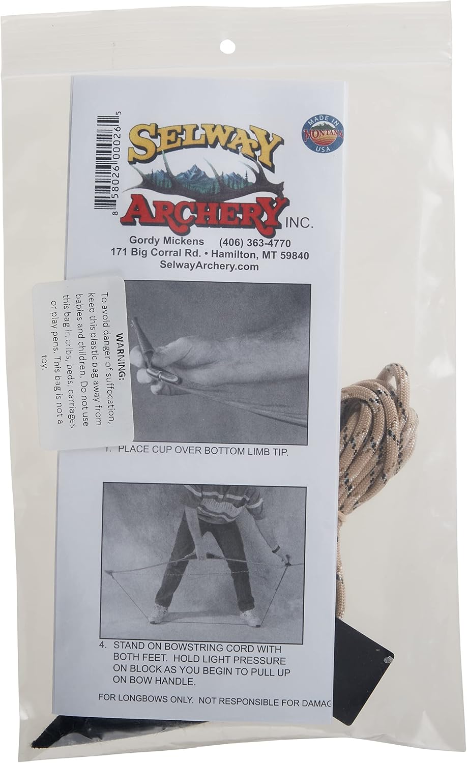 Selway Limbsaver Longbow Stringer
