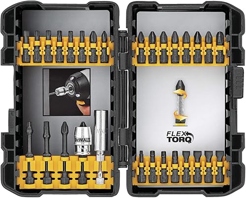 Miniatura 7 de DEWALT Kit de taladro inalámbrico de 20 V MAX* con destornillador/brocas, 100 piezas (DCD771C2 y DWA2FTS100)