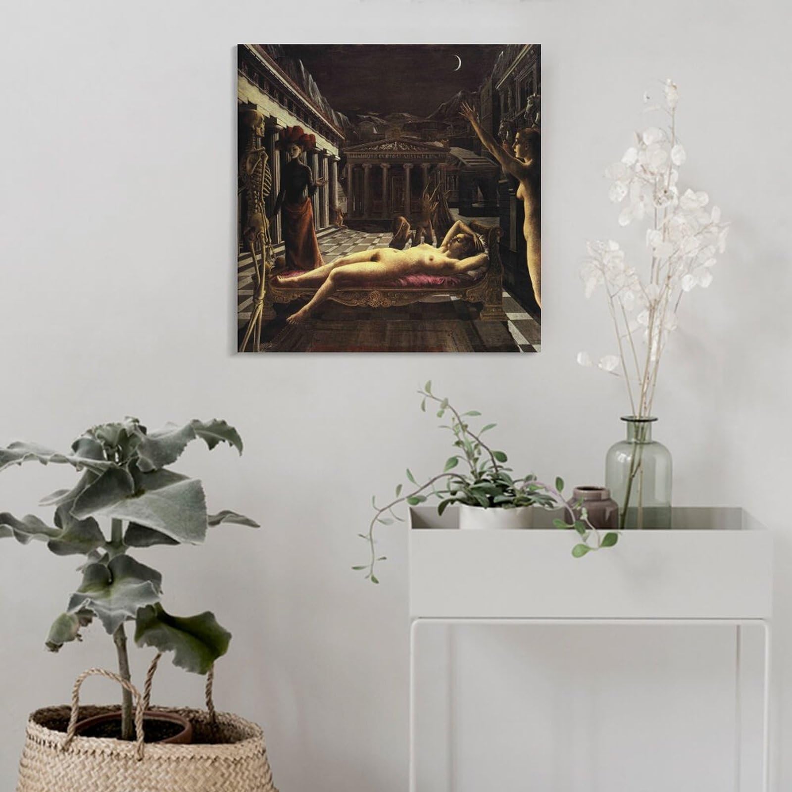 Delvaux、The Sleeping Town、希少画集画、新品額付 Delvaux、The Sleeping Town、希少画集画、新品額付 Amazon.co