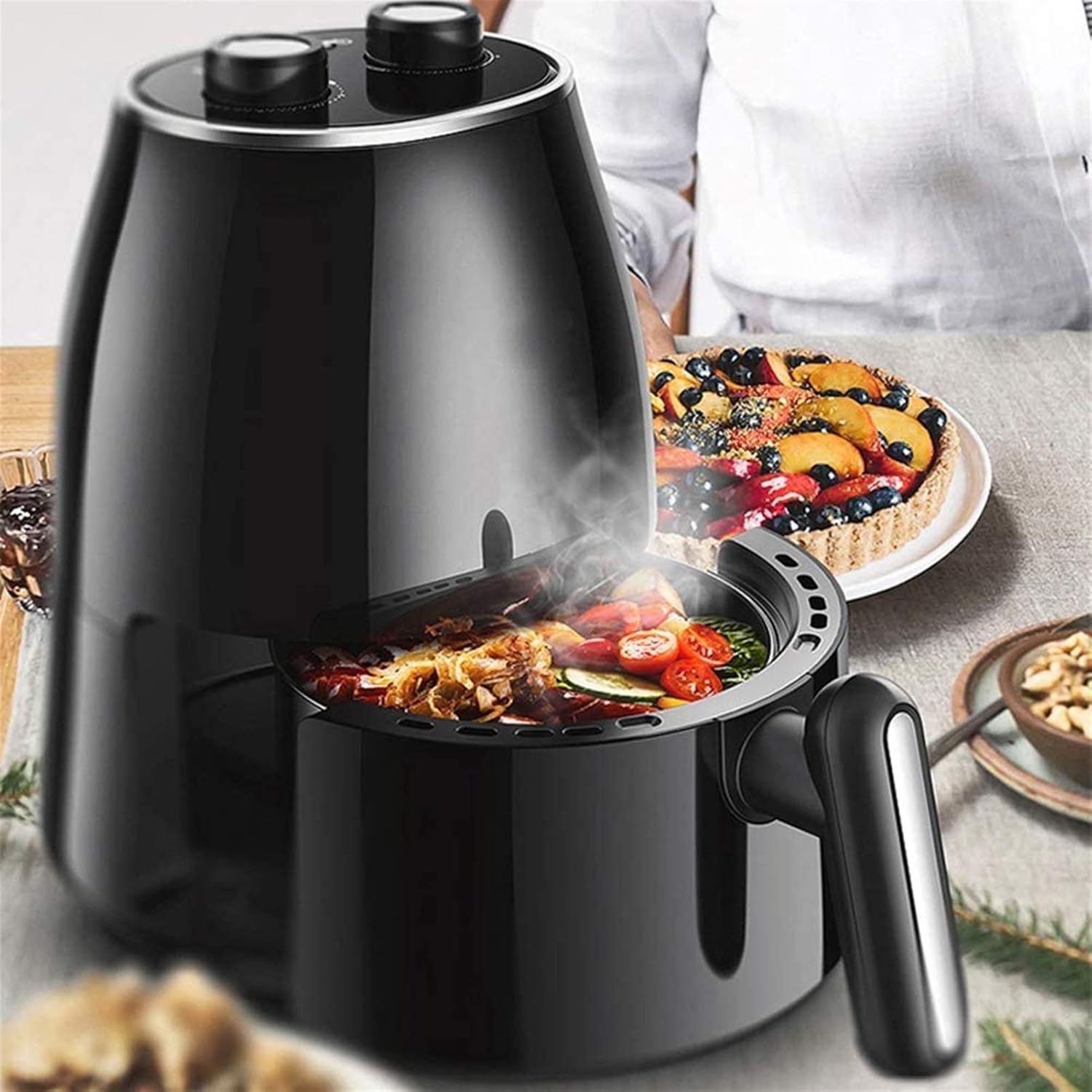 Air Fryer 1.5L Airfryer Oven 1230W Electric Hot Air Fryers with Nonstick Basket Auto Shut Off Overheat Protection