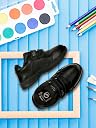 Bata Jason E 24 Kids's Black Casual Shoes - 2 UK (4516011) gallery image