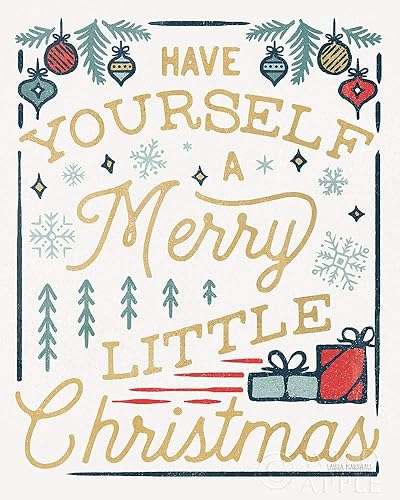 Miniatura 1 de Posterazzi PDX60096SMALL Christmas Adventures IV Laura Marshall - Póster impreso, 18 x 24, multicolor